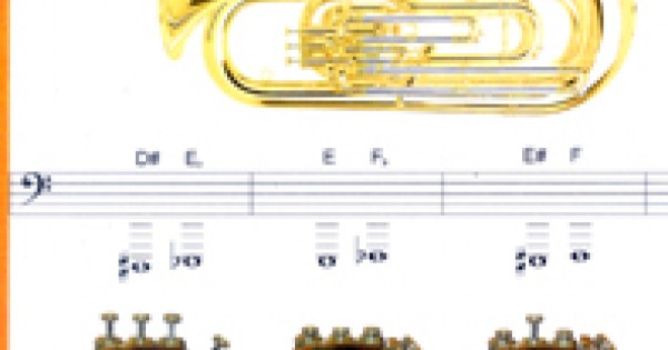 Eb Tuba Bass Clef Fingering Chart